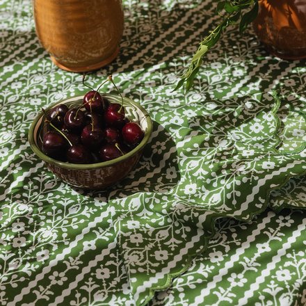 Sister Parish x Sharland England tablecloth